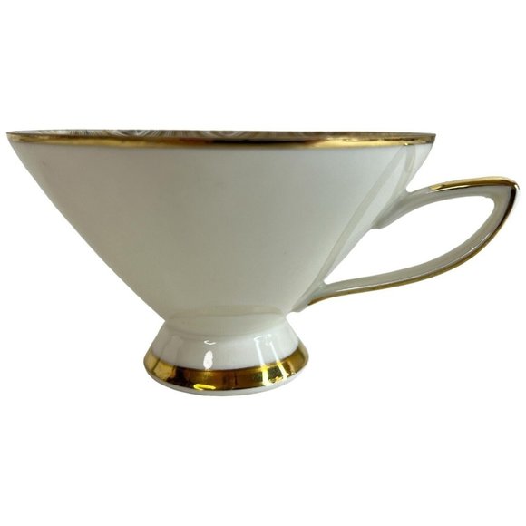 Winterling Bavaria Rosiau 3 Piece Set Trio Tea Cup Saucer Plate Lunch Gold Trio - Picture 7 of 12